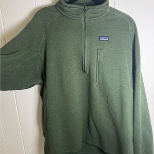 Patagonia Olive Green Fleece Pullover